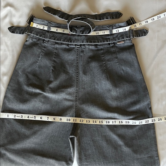 NWOT JUCCA - Gray Denim High Waist Jeans - Size 30 / U.S. 10 - Italian Designer - Picture 10 of 14